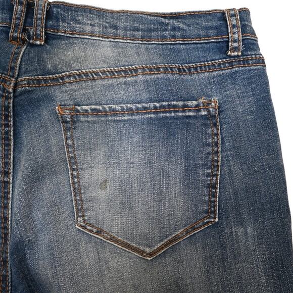 Nine West Womens 8 Alec Slim Boyfriend Ankle Jeans - Picture 7 of 11